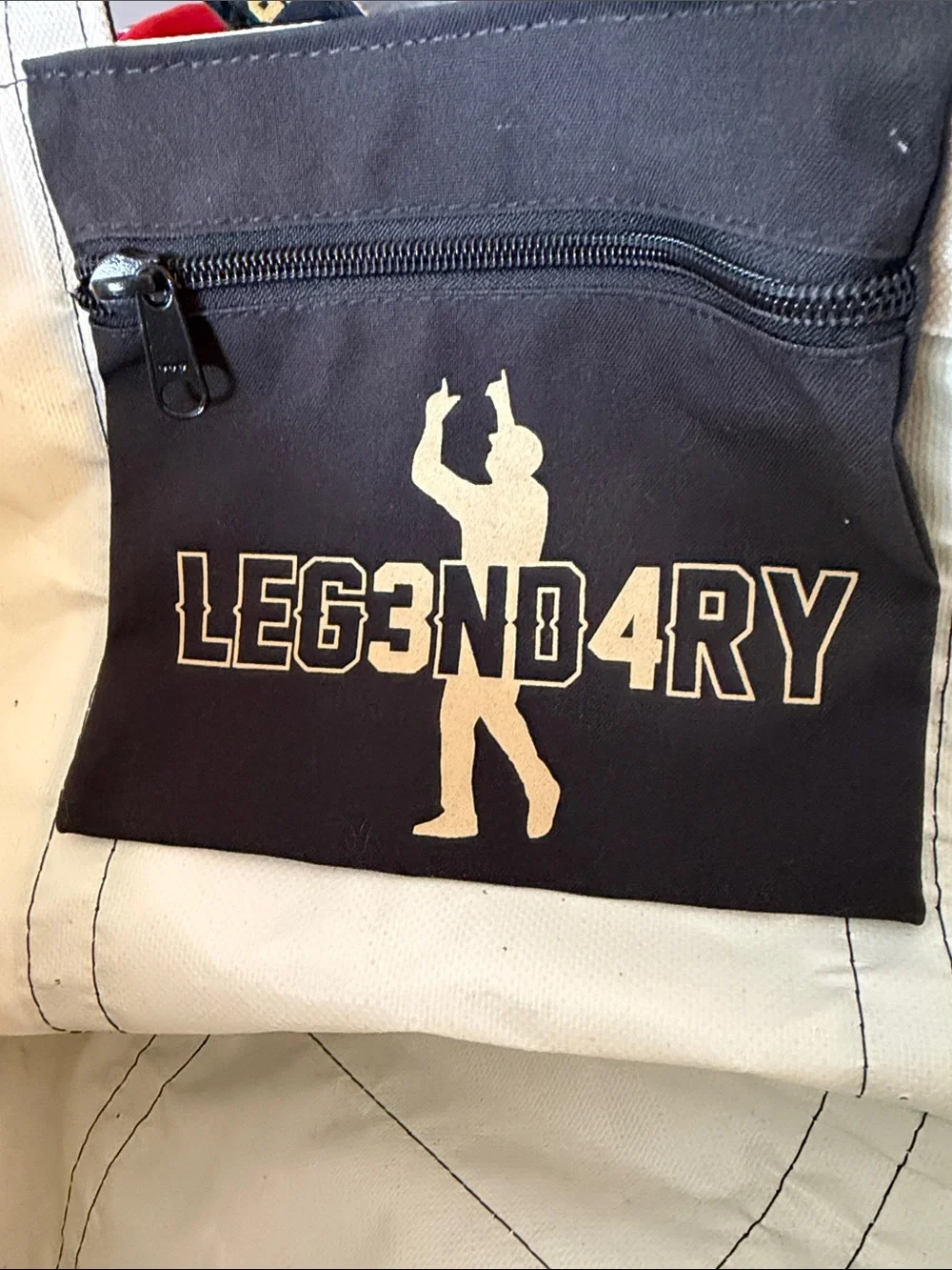 L.L. Bean Big Papi #34 Red Sox Collectible Green, White and Black Tote Bag